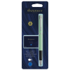 Ручка пір'яна Waterman ALLURE Pastel Green CT  FP F + Картриджі Mini блістер (13 317b2)