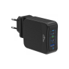 Зарядний пристрій Media-Tech 2xUSB-C PD 65W USB QC 3.0 black (MT6252)