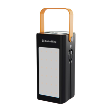 Батарея универсальная ColorWay 80 000 mAh LCD/Lamp (USB/QC3.0 + USB-C/PD/22.5W) Black (CW-PB800LPA8BK-PDD)