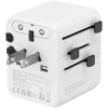 Зарядное устройство Canyon OnTour 20 2xUCB-C + USB-A EU/UK/US/AUS 20W White (CNS-TA20W1005W)