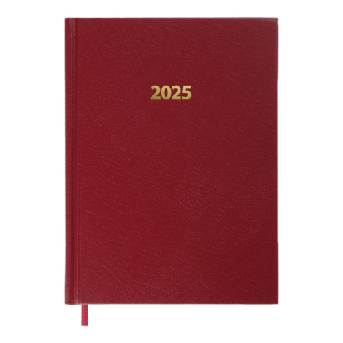 Еженедельник Buromax датированный 2025 STRONG, А5 темно-красный (BM.2129-13)