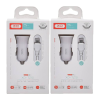 Зарядний пристрій XO TZ10 2.4A/2 USB + Type-C White (XO-TZ10-TC-WH)