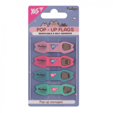 Стікер-закладка Yes Pop-up Pusheen пластик 80 шт (170443)