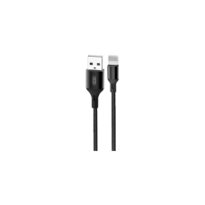 Дата кабель USB 2.0 AM to Lightning 2.0m NB143 Braided Black XO (XO-NB143i2-BK)