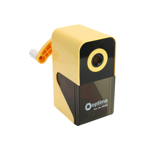 Точилка Optima Механическая для карандаша с автоматической подачей, кремовая (O40688)