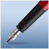 Ручка пір'яна Waterman ALLURE Red CT  FP F (13 313)