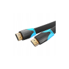 Кабель мультимедійний HDMI M to HDMI M 1.0m 4K60Hz black Vention (VAA-B02-L100)