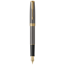 Ручка пір'яна Parker SONNET 17 Grey Lacquer GT  FP F (86 415)