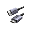 Кабель мультимедійний DisplayPort M to HDMI M 2.0m V2.0 4K30Hz DP125 black Ugreen (35842)