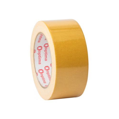 Скотч Optima двосторонній на тканинній основі армована 48 мм х 20 м (O45353)