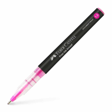 Ролер Faber-Castell Free Ink rollerball, колір чорнила рожевий, 1,5 мм, одноразовий (31224)