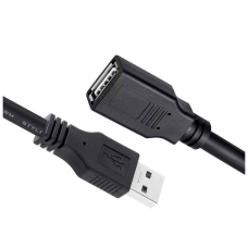 Дата кабель USB 2.0 AM/AF 1.8m black ColorWay (CW-CBUF076-BK)