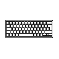 Клавіатура ноутбука Lenovo IdeaPad G580/V580/Z580 Series черная с серой рамкой RU (A43541)
