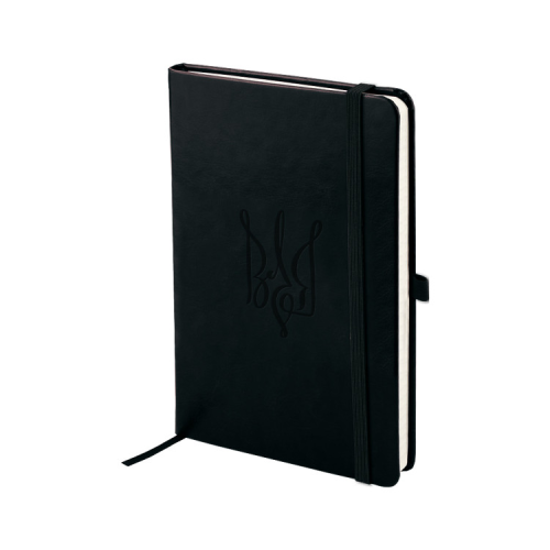 Книга записна Axent Partner Lux Воля 125x195 мм 96 аркушів, клітинка чорна (8202-01-5-A)