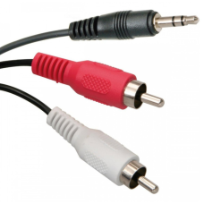 Кабель мультимедійний Jack 3.5mm to 2RCA 5.0m Assmann (AK-510300-050-S)