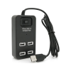 Концентратор Voltronic USB 2.0 to 4xUSB black (YT-HWS4-B)