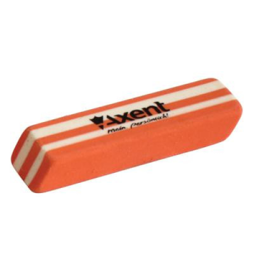 Гумка Axent soft, double-colored (white-red) (display) (1184-А)