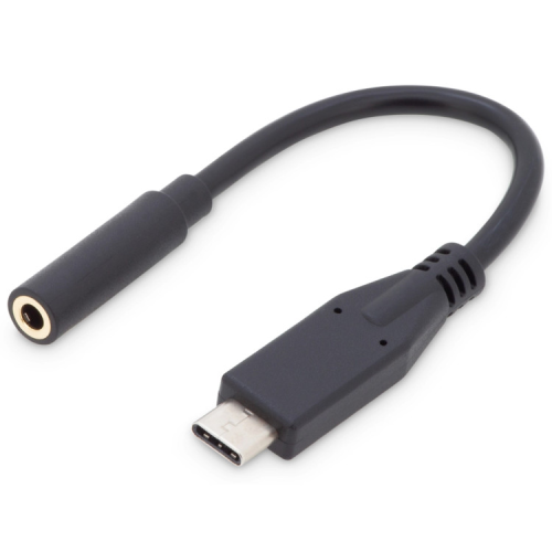 Перехідник USB-C M to 3.5mm F 0.2m Digitus (AK-300321-002-S)