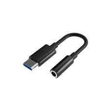 Перехідник USB-C M to 3.5mm F 0.1m black Defender (63011)