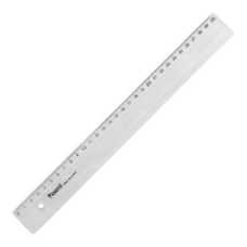 Линейка Axent plastic, 30cm, clear (7330-А)