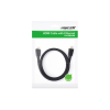 Кабель мультимедийный HDMI to HDMI 1.0m HD118 Nylon Braid (Black) Ugreen (40408)