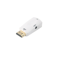 Перехідник HDMI M to VGA F white Voltronic (YT-CA-HDMI(M)/VGA(F))