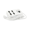Концентратор Voltronic USB 2.0 to 4xUSB with power switch white (YT-HWS4-W)