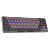 Клавиатура GamePro MK122R Red Swich Low Profile Wireless Dark Gray (MK122R)