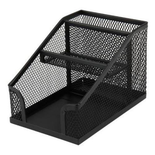 Подставка для мелочей Axent 100x143x100мм, wire mesh, black (2118-01-A)