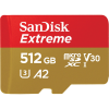 Карта пам'яті SanDisk 512GB microSD class 10 UHS-I U3 V30 Extreme (SDSQXAV-512G-GN6MA)