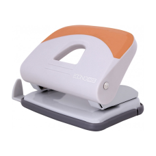 Дырокол Economix с линейкой 20 листов Серо-синий (E40128)