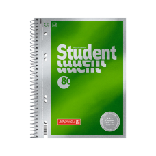Книга записна Brunnen Коледж-блок А5 Premium зелений, нелінований, 80 аркушів (10-671 50)