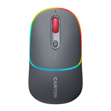 Мишка Canyon MW-22 Dual Band RGB Wireless Dark Grey (CNS-CMSW22DG)