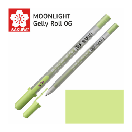 Ручка гелева Sakura MOONLIGHT Gelly Roll 06, Зелений яскравий (084511320338)