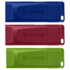 USB флеш накопичувач Verbatim 3x16GB Slider Red/Blue/Green USB 2.0 (49326)