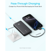 Батарея универсальная Anker 10000mAh, 22.5W, Built-In USB-C Cable, black (A110DH11)