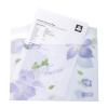 Папка - конверт Buromax А4 на кнопці, FREESIA ARABESKI, напівпрозора, бузкова (BM.3943-26)