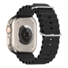 Ремінець до смарт-годинника Armorstandart Ocean Band для Apple Watch 49/46/45/44/42 (Series 1-3) Black (ARM74244)