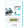 USB флеш накопитель Wibrand 4GB Chameleon Green USB 2.0 (WI2.0/CH4U6LG)