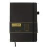 Книга записна Buromax BRIEF, L2U А5 96 аркушів лінія, чорний (BM.295204-01)