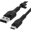 Дата кабель USB 2.0 AM to Type-C 1.0m Black Belkin (CAB008BT1MBK)