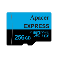 Карта памяти Apacer 256GB microSDXC class 10 UHS-I U3 V30 A1 Express (AP256GMCEXG3X17-RA)