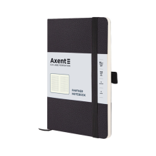 Книга записна Axent Partner Soft Skin 125x195 мм у гнучкій обкладинці 96 аркушів у клітинку Чорний (8616-01-A)