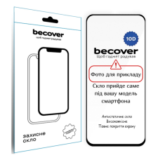 Скло захисне BeCover 10D Apple iPhone 17 Pro Black (714074)