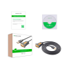 Кабель для передачі даних USB to COM M 2.0m DB9 RS-232 CR104 black Ugreen (20222)