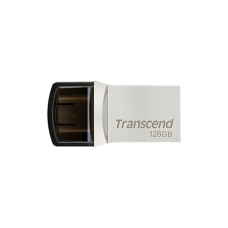 USB флеш накопичувач Transcend 128GB JetFlash 890 Silver USB 3.1/Type-C (TS128GJF890S)