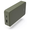 Батарея універсальна Hama 20000mAh, 15W/5V/3A, USB-C, USB-A, green (00201716)