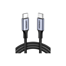 Дата кабель USB-C to USB-C 1.0m US316 100W 5A Alum. (Black) Ugreen (70427)