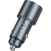 Зарядний пристрій HOCO 1xUSB-C PD30W + 1xUSB QC3.0 48W car adapter Z60 gray (6942007642095)