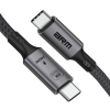 Дата кабель USB-C to USB-C 1.0m USB4 40Gbps 240W 8K60Hz black Armorstandart (ARM81921)